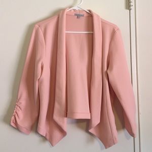 Charlotte Russe Peach Open-Front Blazer XL