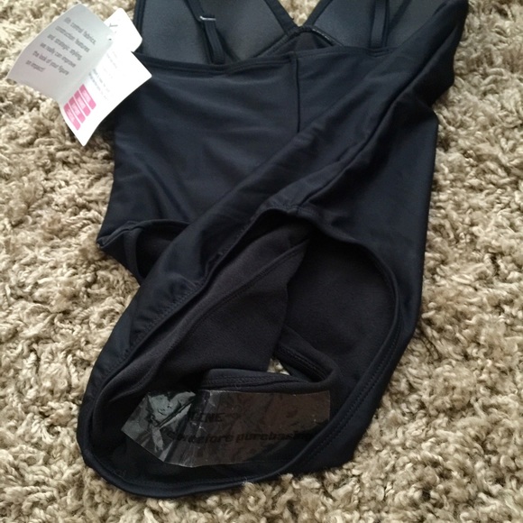 Black One Piece Bathing Suit. - Picture 4 of 4