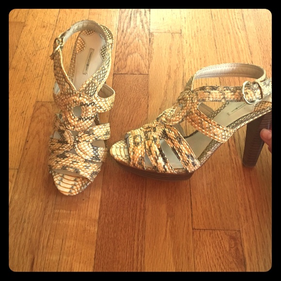 Snakeskin heels