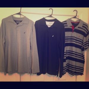 Bundle of 3 Men's Nautica polos