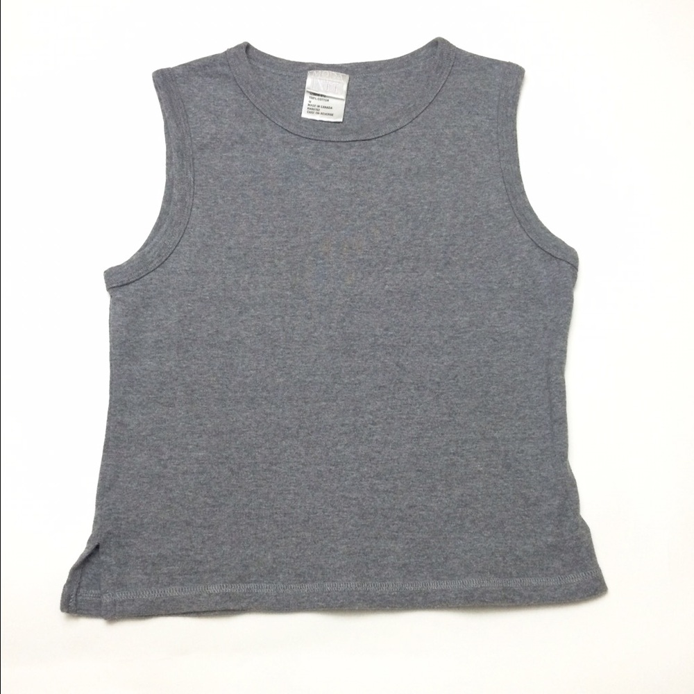 Gray crop top 🔵