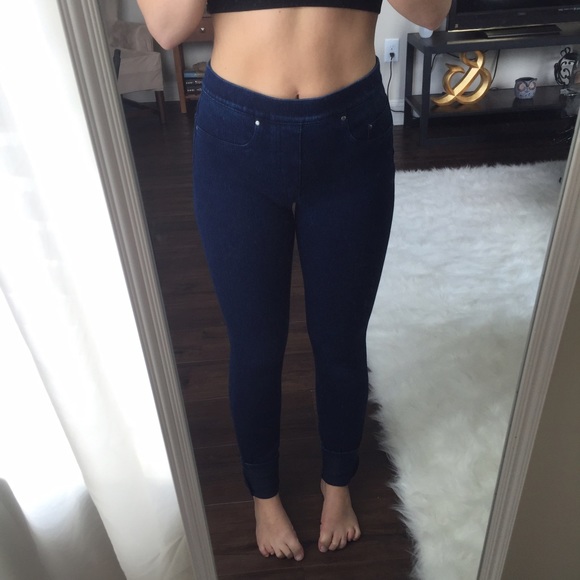 SPANX mid rise jean skinnies
