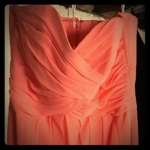 ✅sold✅Strapless knee length wedding/prom dress