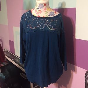 Blue New York and company lace sweater