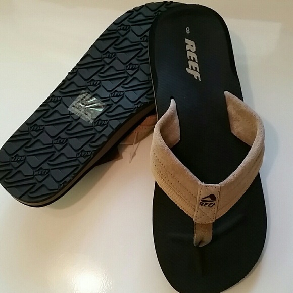 NWT Men's Reef flip flops, size 8 "Stuyak"