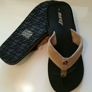 NWT Men's Reef flip flops, size 8 "Stuyak"