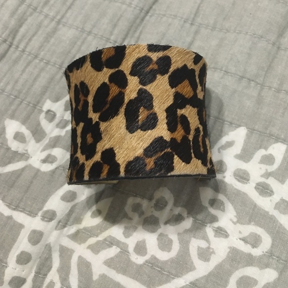 Rustic Cuff-Calf Skin Cheetah Print