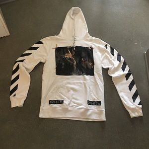 Authentic OFF WHITE hoddie size med