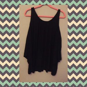 Open shoulder flowy top