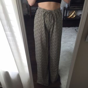 Small print tribal palazzo pant
