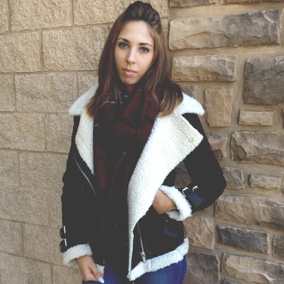 Faux Suede Motto Jacket - Picture 2 of 4