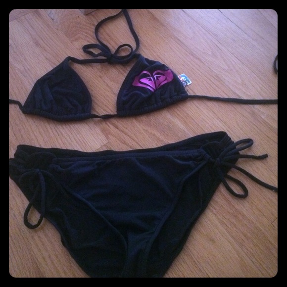 🐾SOLD🐾 Black roxy bikini ✨✨
