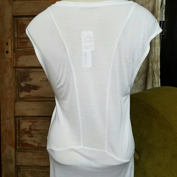 White Sheer Middle Top - Picture 2 of 2