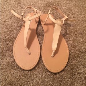 Nude sandals