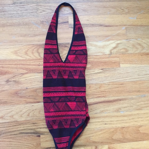 Open back American apparel body suit