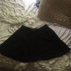 Black skater skirt
