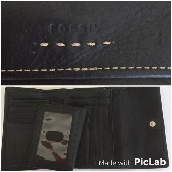 New Listing! Fossil Leather Wallet - Picture 4 of 4