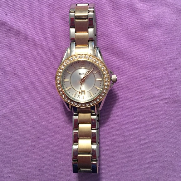 Two-toned FOSSIL brand watch