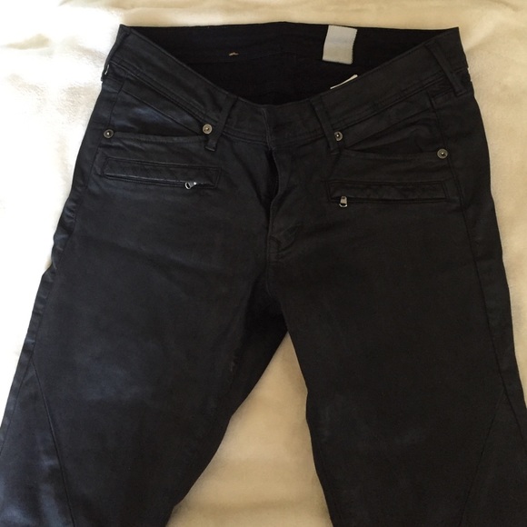 Leather pants h&m size 28/32
