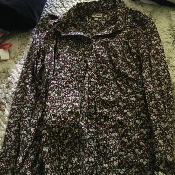 NWOT size large floral button down - Picture 1 of 1