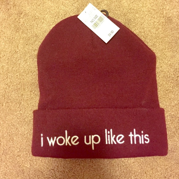 Woke up like this beanie