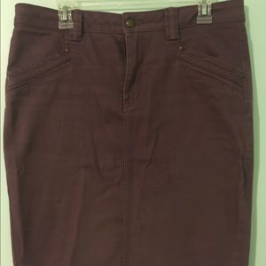 H&M Purple Denim Skirt