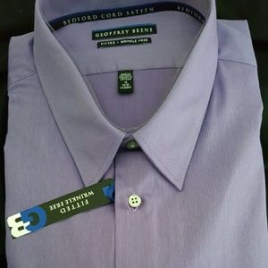 Geoffrey Beene, Fitted wrinkle free dress shirt