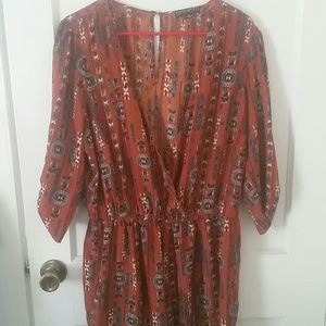 Forever21 Aztec Romper