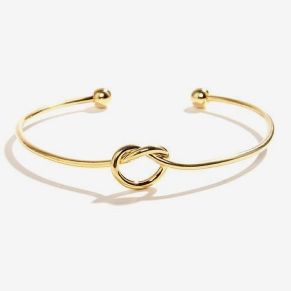 Gold Love Knot Bracelet