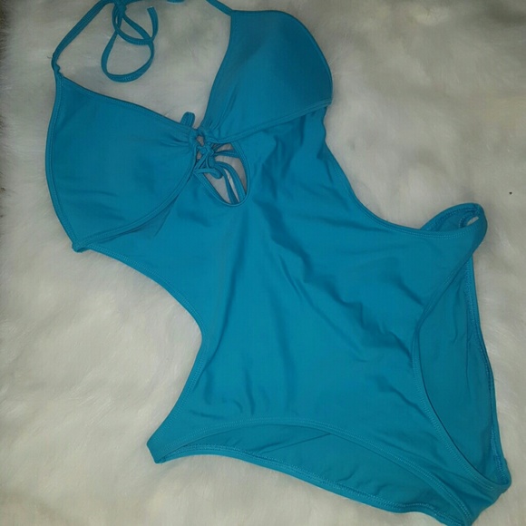 Perfect mermaid turquoise blue bathing suit