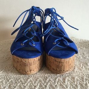 Nature Breeze Lace Up Platform Sandal