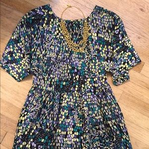 Fun print short dress