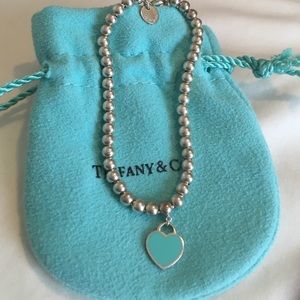 Tiffany & Co. Bracelet with blue heart