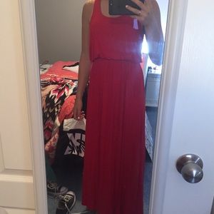 Red Lush maxi dress