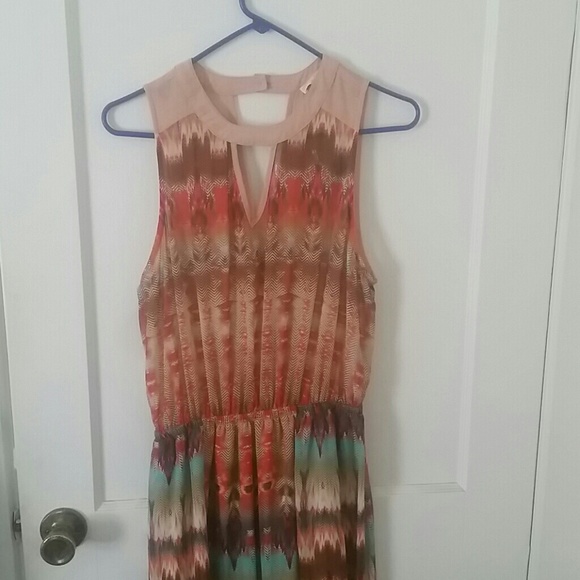Multicolored maxi dress