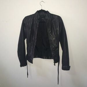 Leather Jacket From Express XS