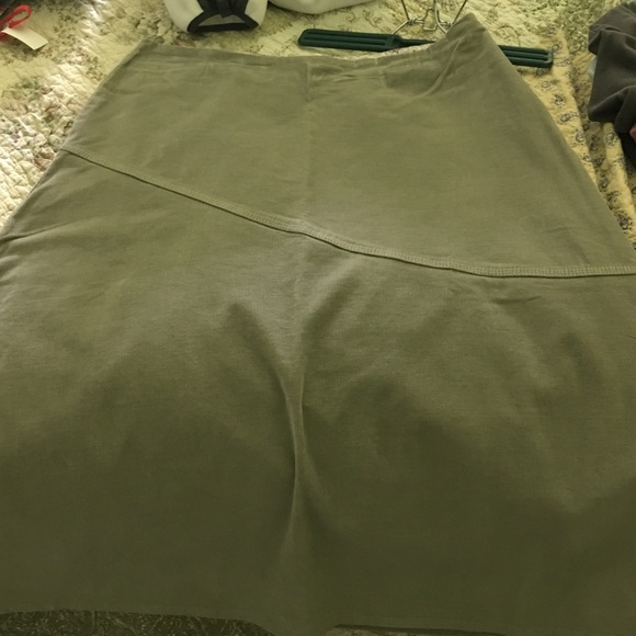 NWOT size 10 heather gray corduroy skirt - Picture 1 of 1