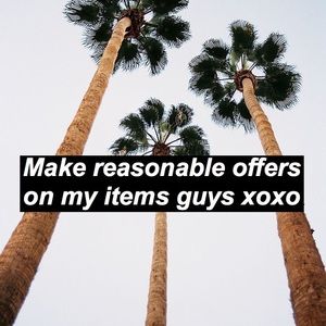 Expecting offers on my items