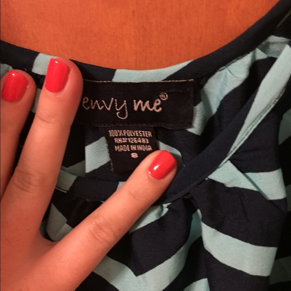 Navy Ruffle Dress 👗 - Picture 2 of 2