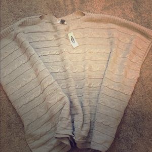 Old Navy Cable-knit poncho