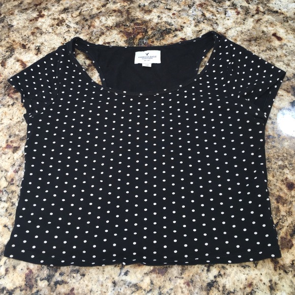 American Eagle Outfitters Tops - Polka Dot Crop Top
