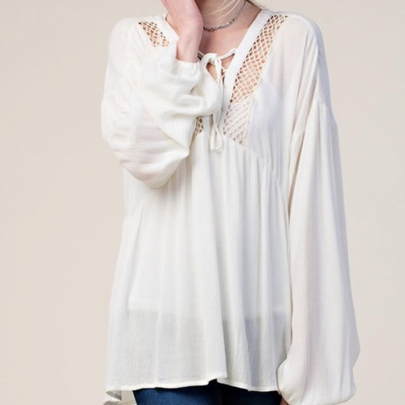 Lace up top