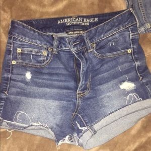 High waisted A&E shorts