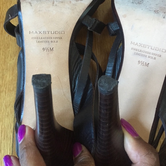 🔥Max Studio "Xcel" High Heeled Strappy Sandal - Picture 3 of 4