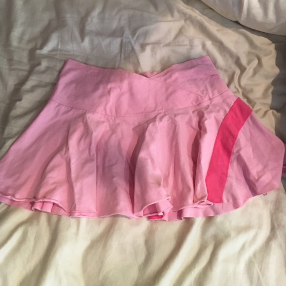 Noelle pink mini skirt