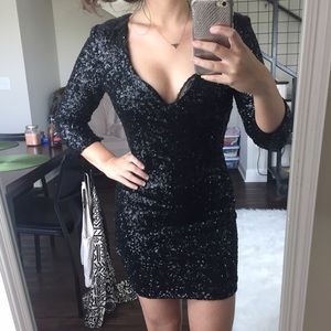 Sexy sequin dress