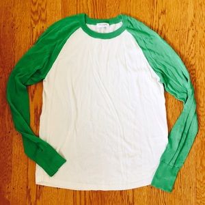 Equipment Kourtney Baseball Sweater