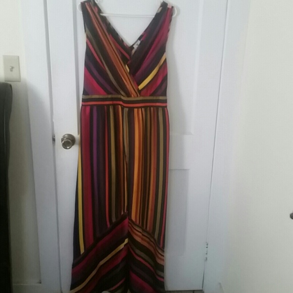 Multicolored maxi dress