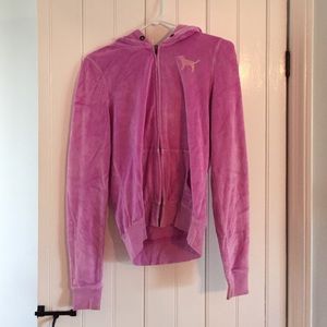 Velour Victoria Secret zip up