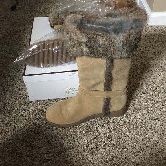 COACH Deeann Signature Boots